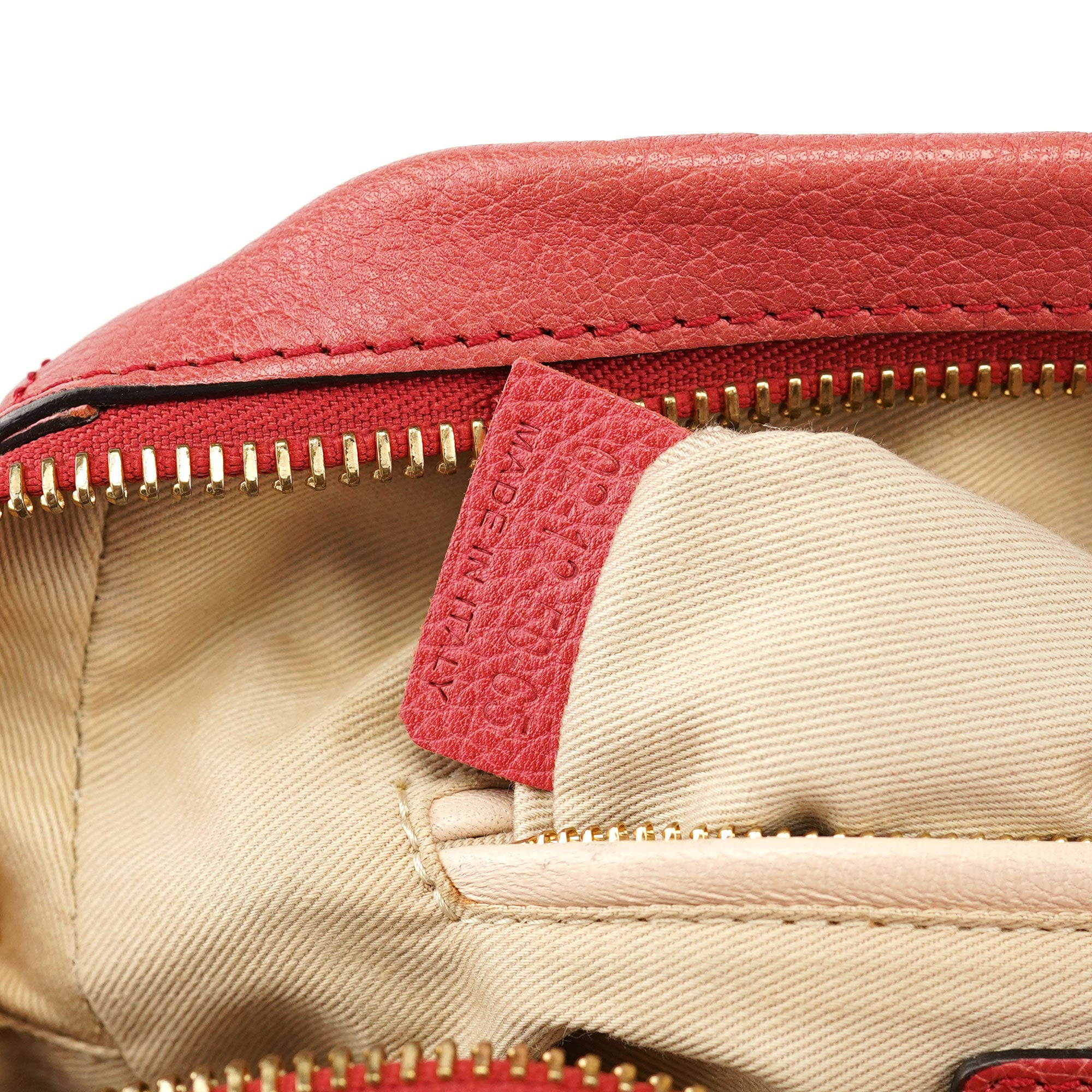 Pink Leather Paraty 2-Way Shoulder Bag