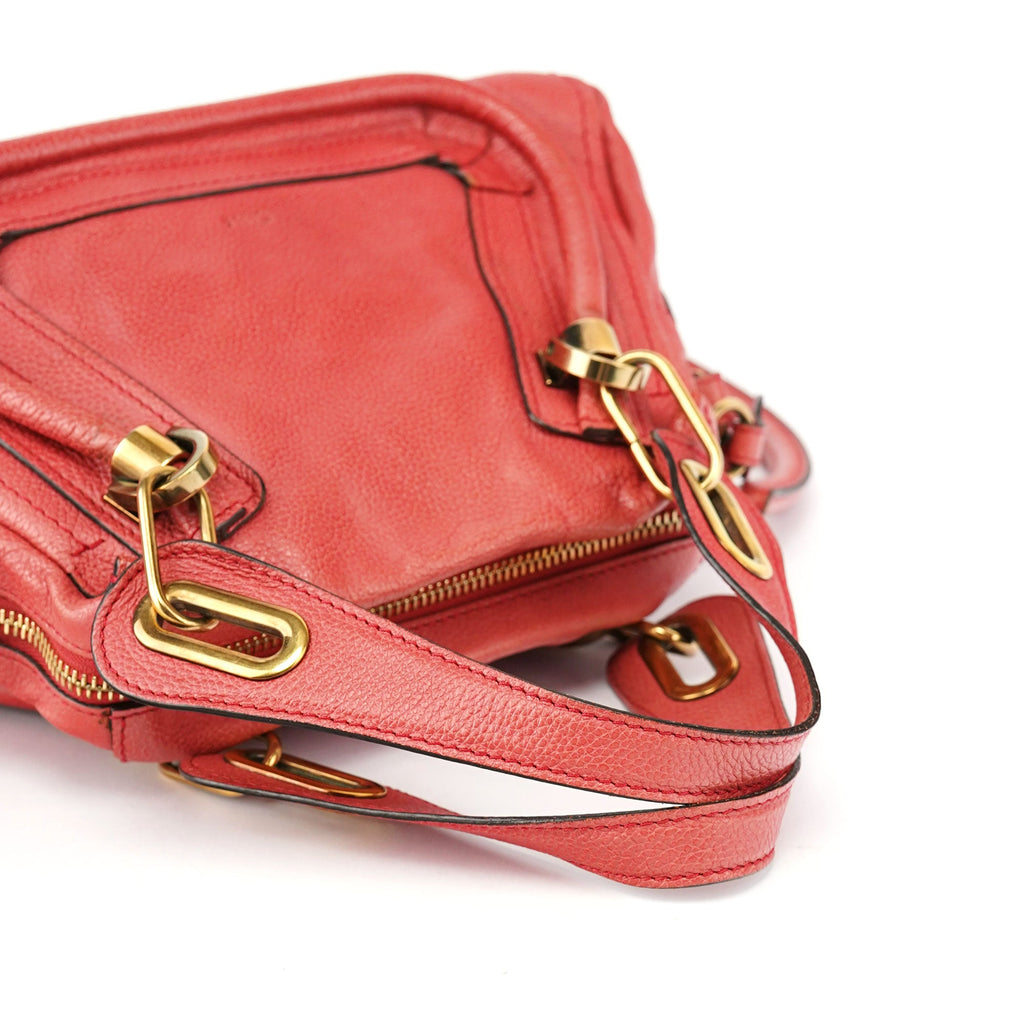 Pink Leather Paraty 2-Way Shoulder Bag