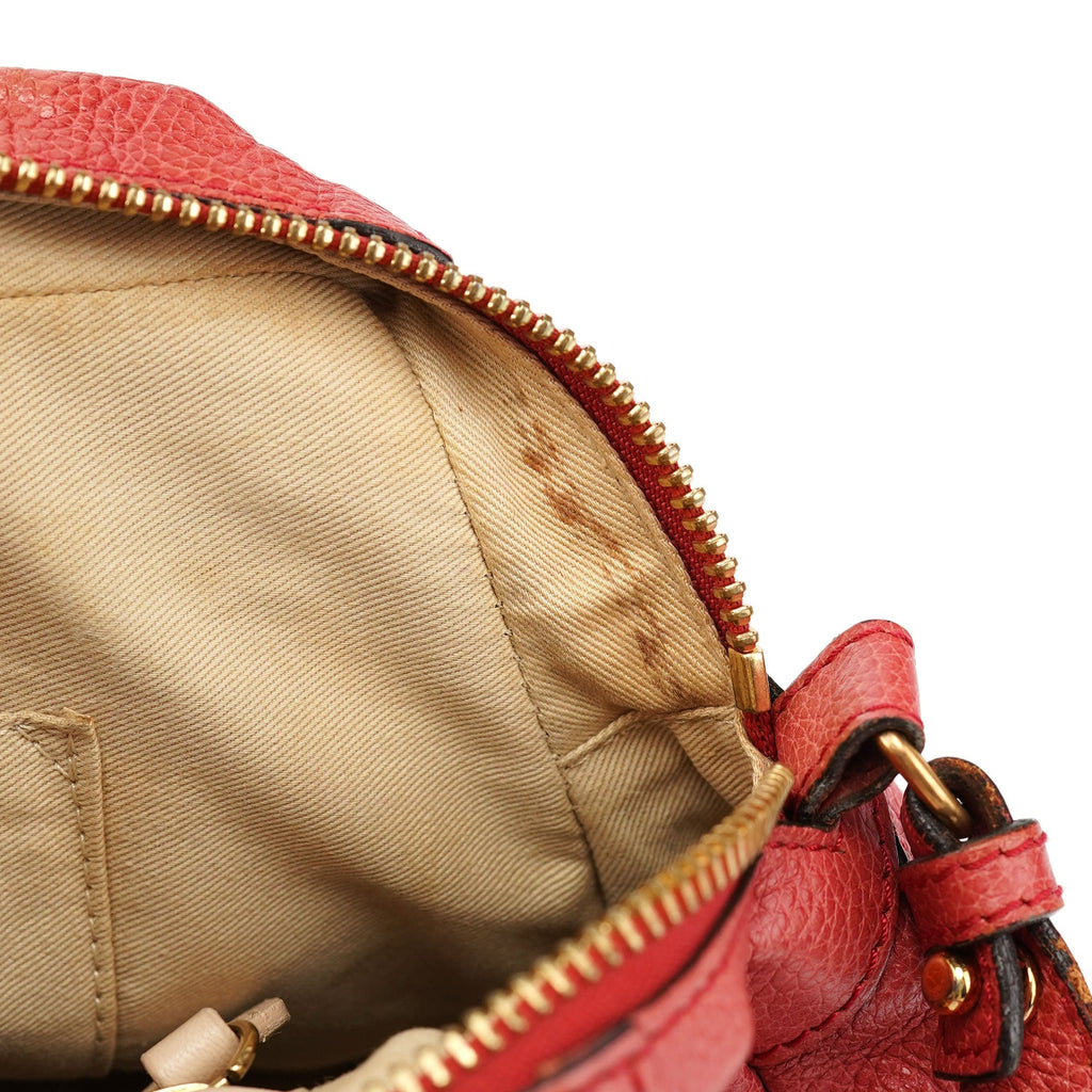 Pink Leather Paraty 2-Way Shoulder Bag