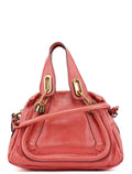 Pink Leather Paraty 2-Way Shoulder Bag