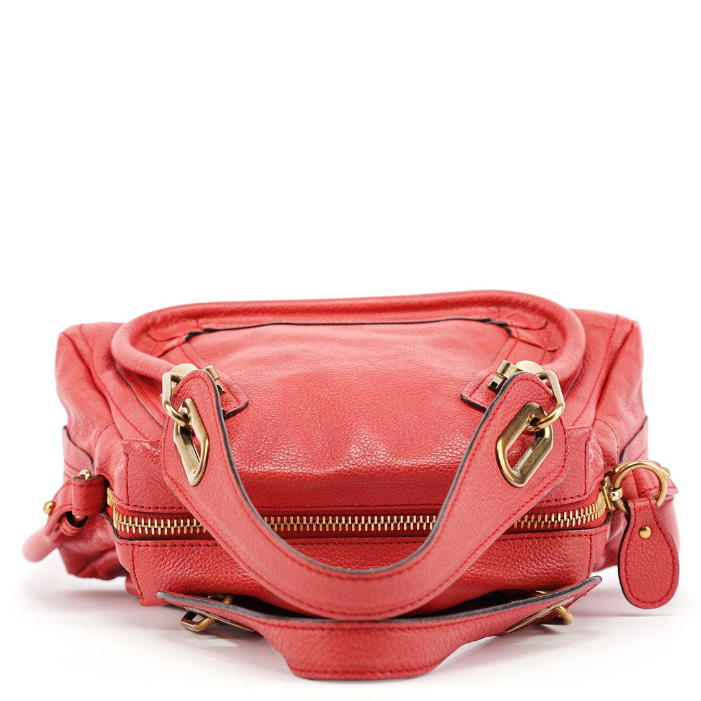 Pink Leather Paraty 2-Way Shoulder Bag