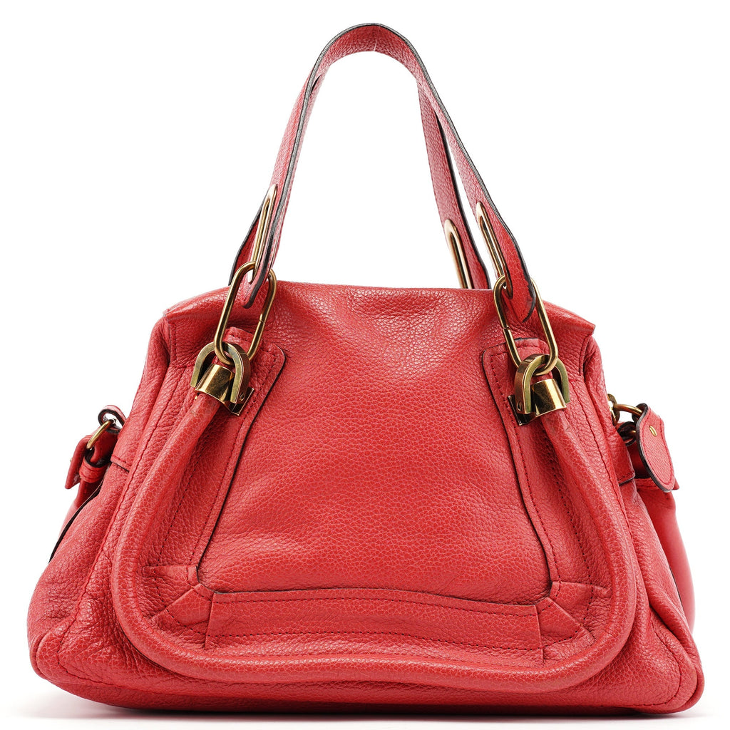 Pink Leather Paraty 2-Way Shoulder Bag