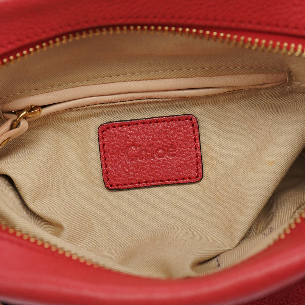 Pink Leather Paraty 2-Way Shoulder Bag