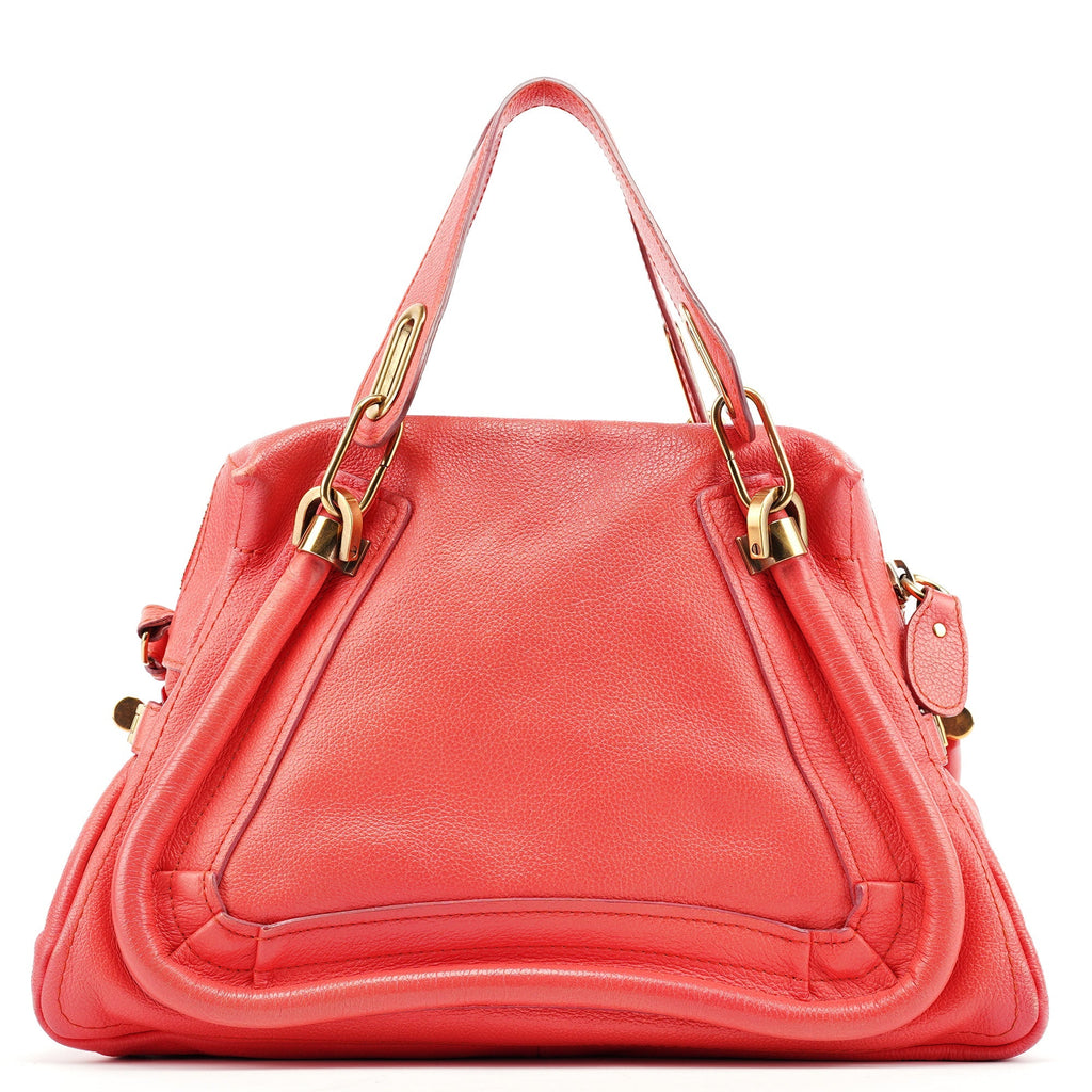 Pink Leather Paraty 2-Way Shoulder Bag