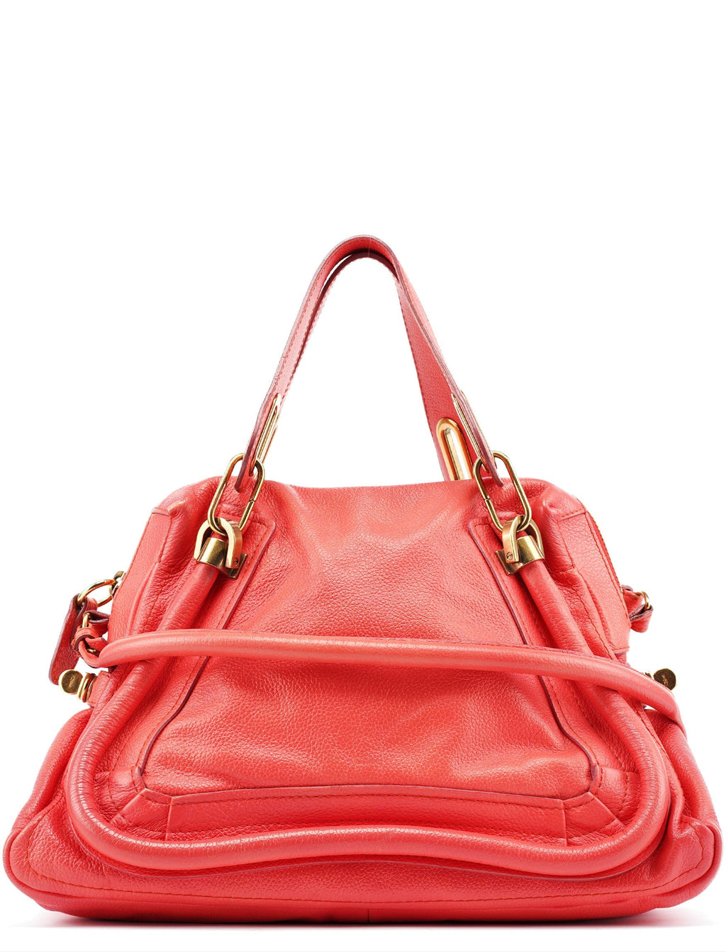 Pink Leather Paraty 2-Way Shoulder Bag