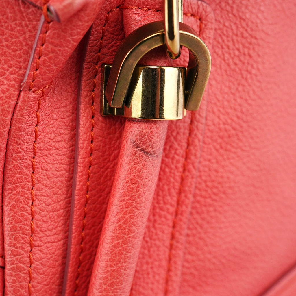 Pink Leather Paraty 2-Way Shoulder Bag