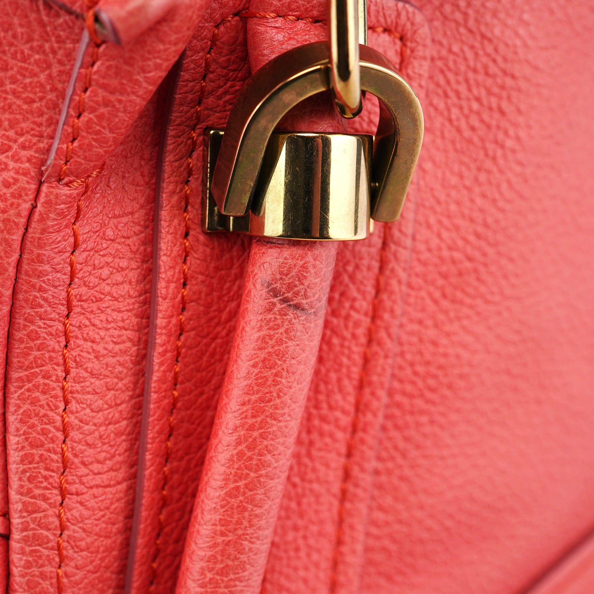 Pink Leather Paraty 2-Way Shoulder Bag