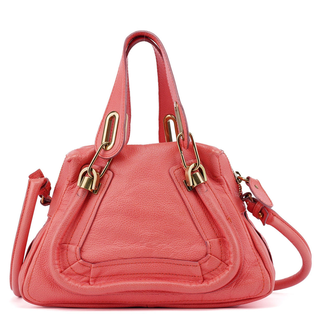 Pink Leather Paraty 2-Way Shoulder Bag