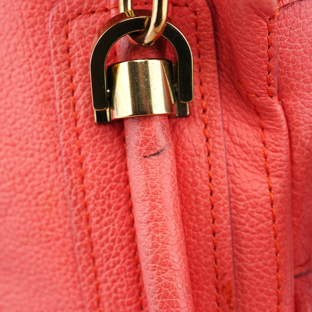 Pink Leather Paraty 2-Way Shoulder Bag