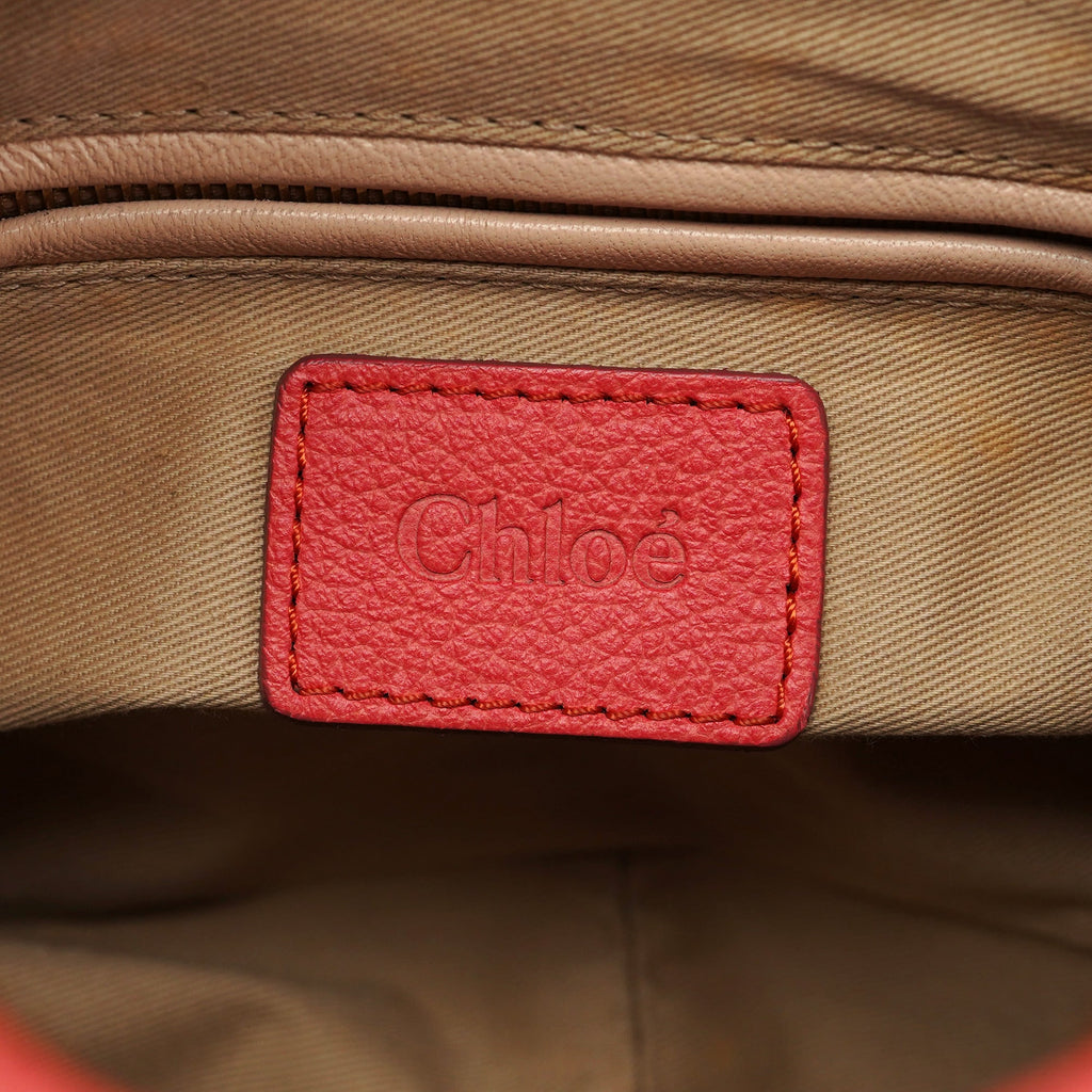 Pink Leather Paraty 2-Way Shoulder Bag