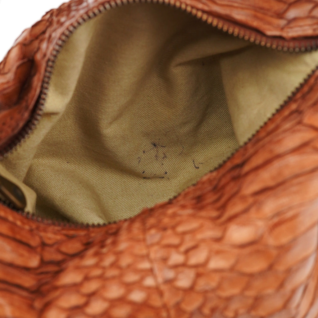 Python Leather Shoulder Bag