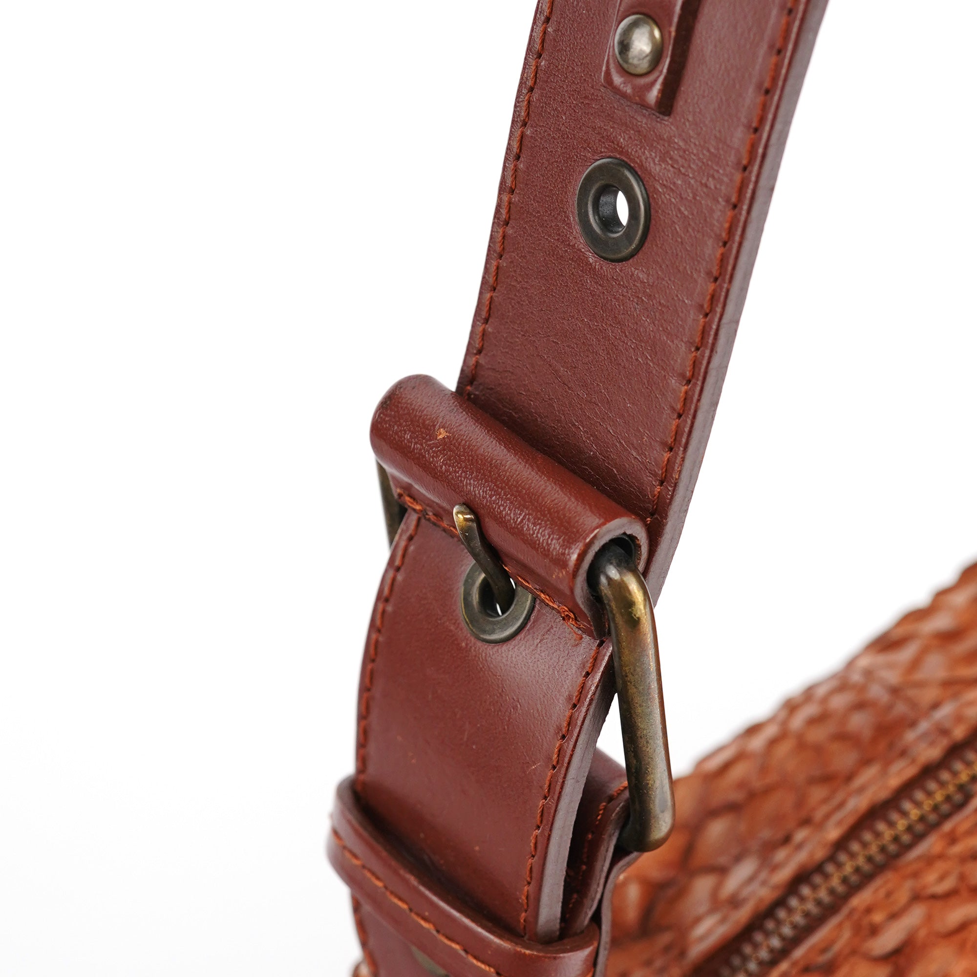Python Leather Shoulder Bag