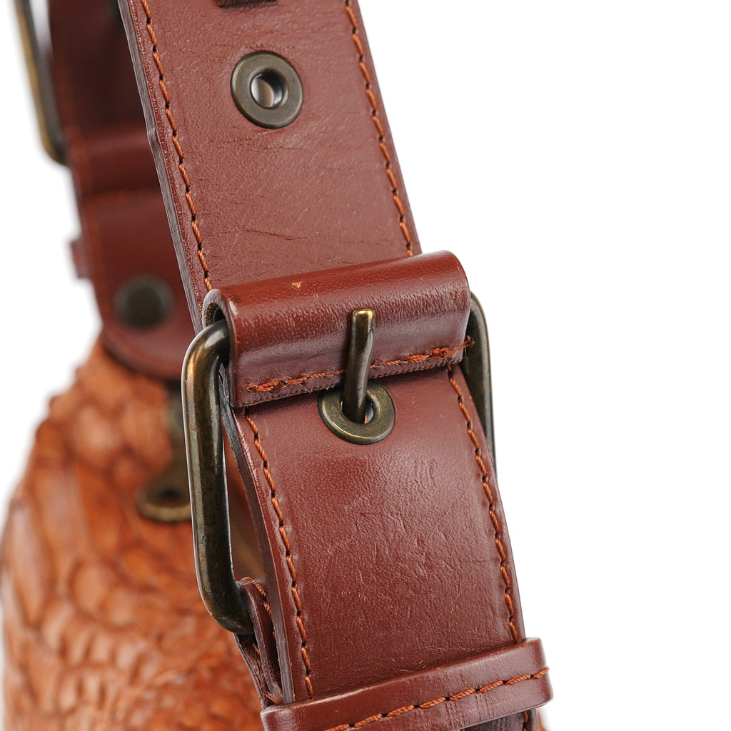 Python Leather Shoulder Bag