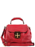 Red Leather Elsie 2-Way Shoulder Bag