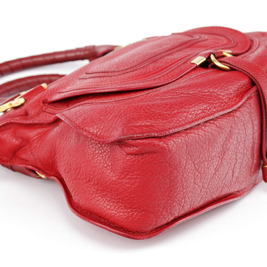 Red Leather Marcie 2-Way Shoulder Bag