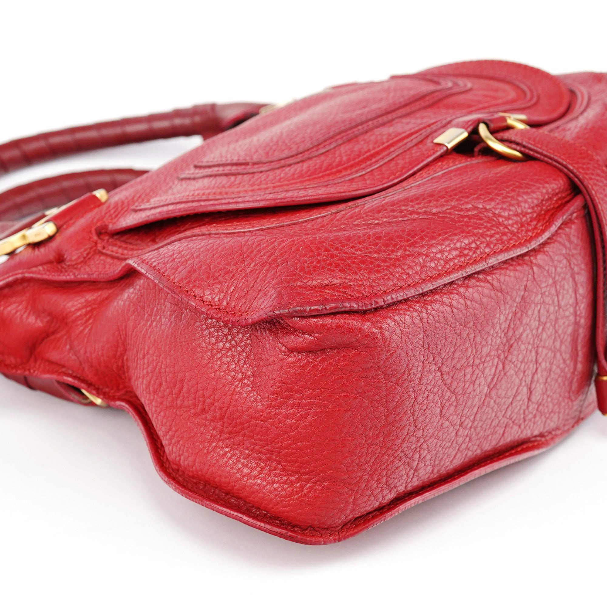 Red Leather Marcie 2-Way Shoulder Bag