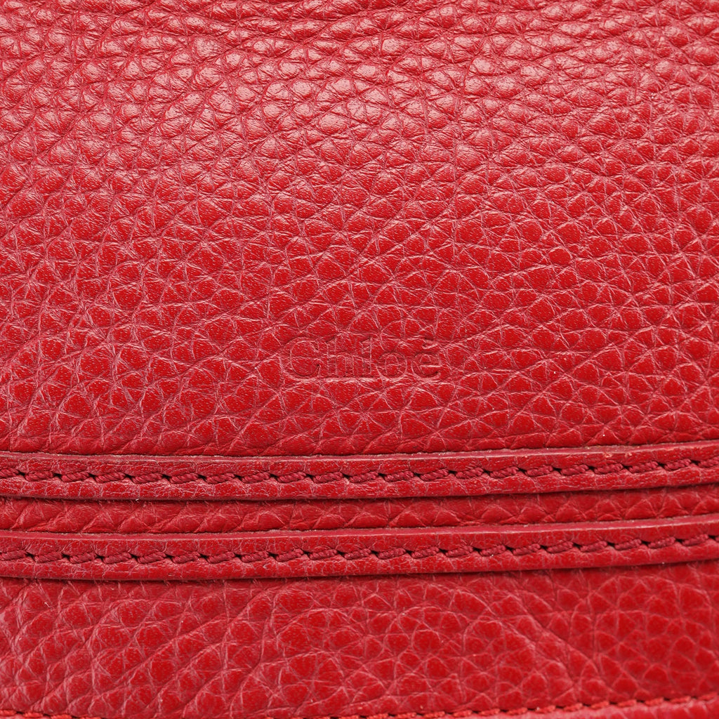 Red Leather Marcie 2-Way Shoulder Bag