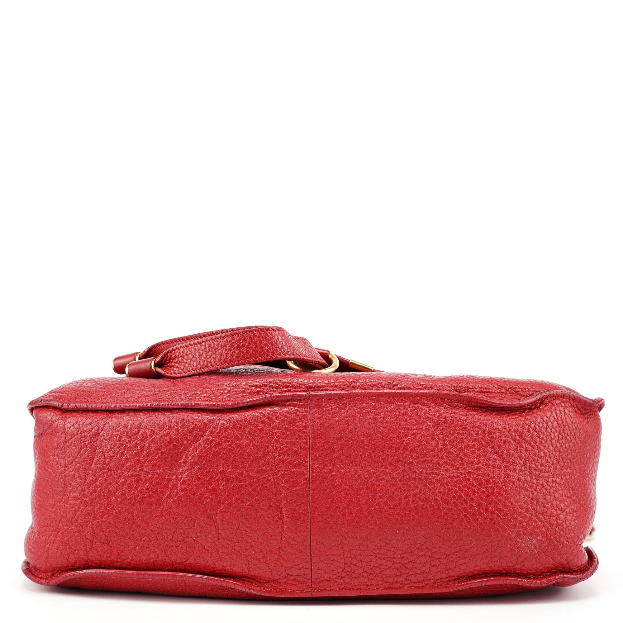 Red Leather Marcie 2-Way Shoulder Bag
