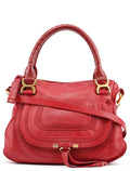 Red Leather Marcie 2-Way Shoulder Bag