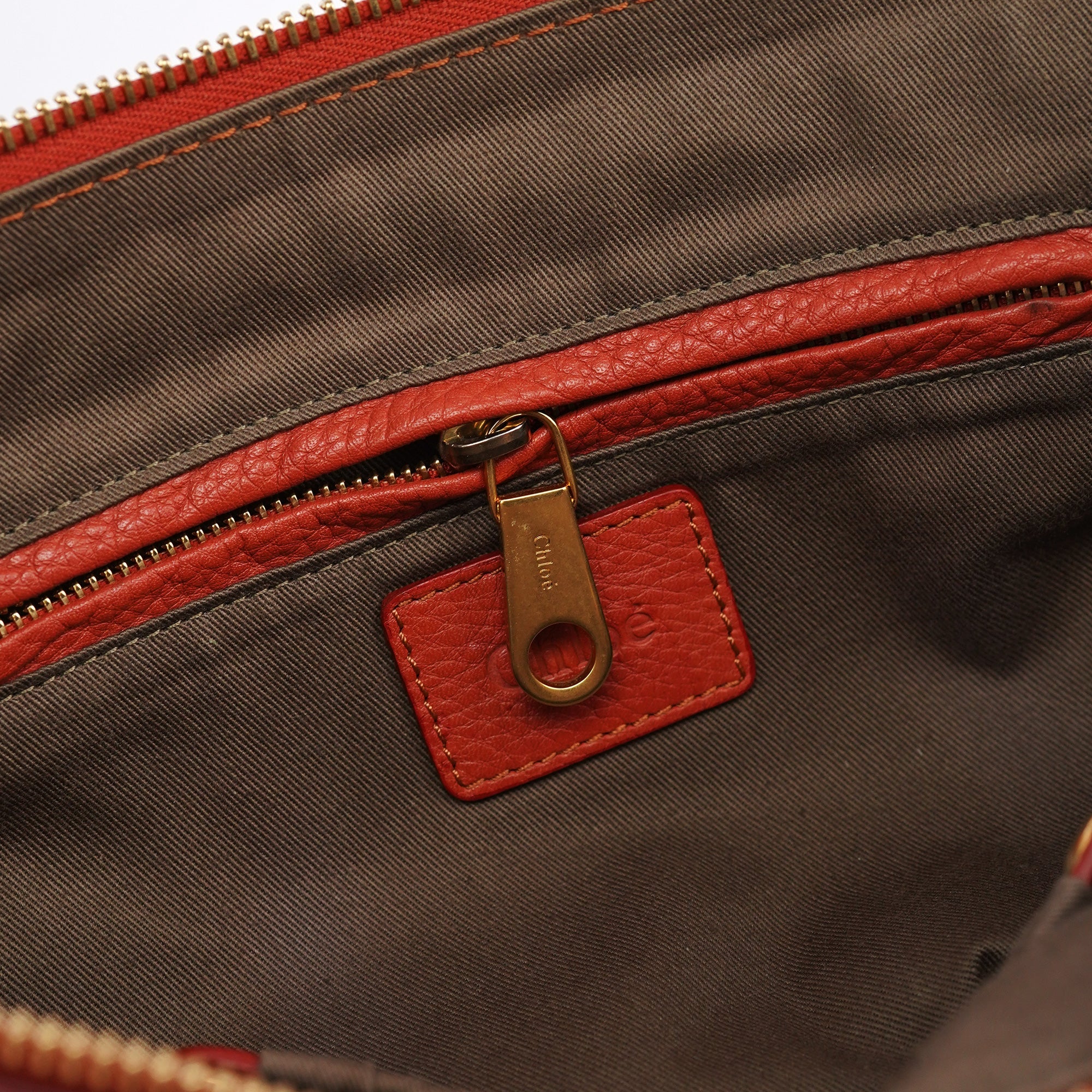 Red Leather Marcie Shoulder Bag