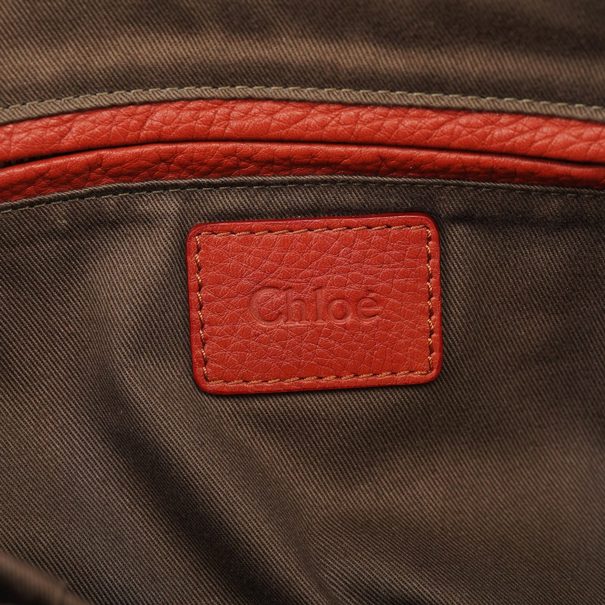 Red Leather Marcie Shoulder Bag