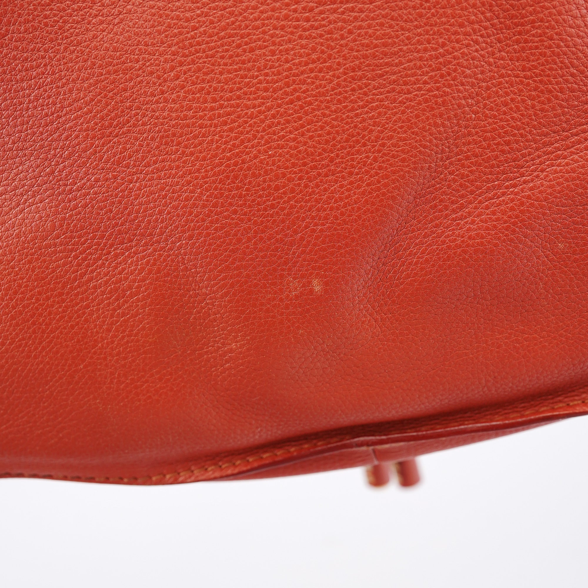 Red Leather Marcie Shoulder Bag