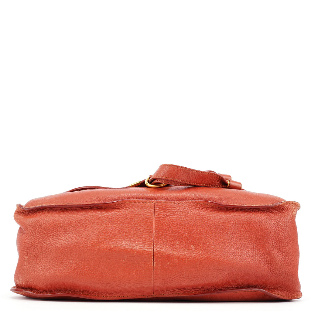 Red Leather Marcie Shoulder Bag