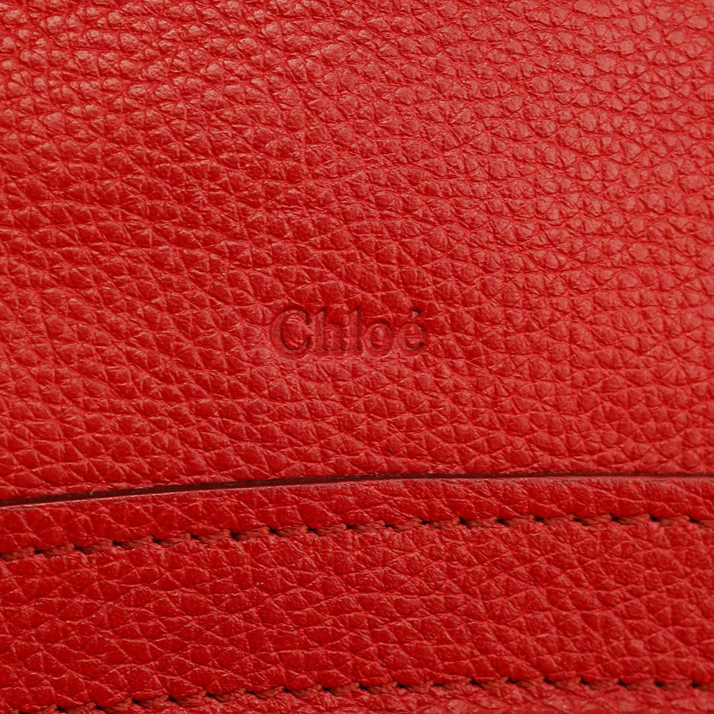 Red Leather Paraty 2-Way Shoulder Bag