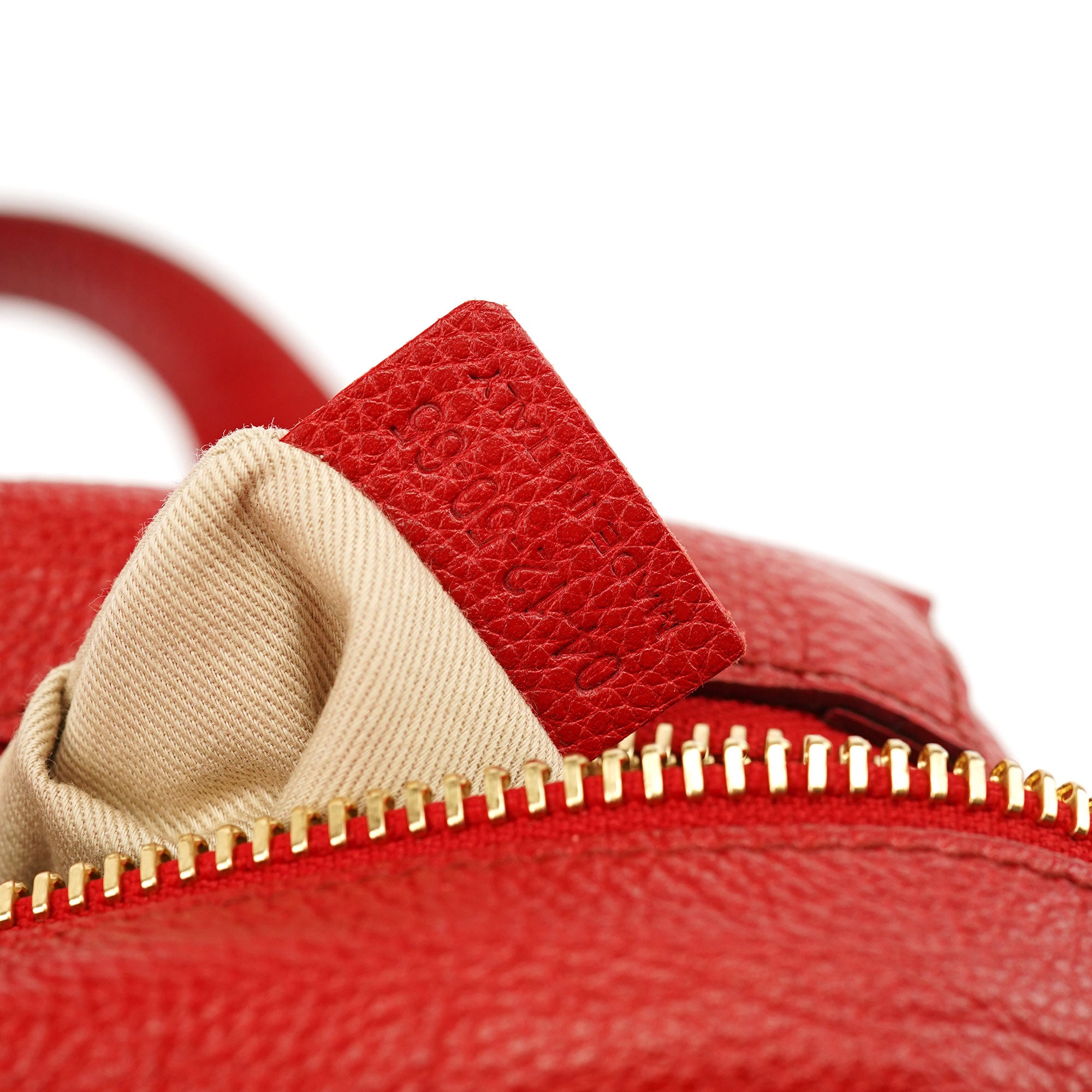 Red Leather Paraty 2-Way Shoulder Bag