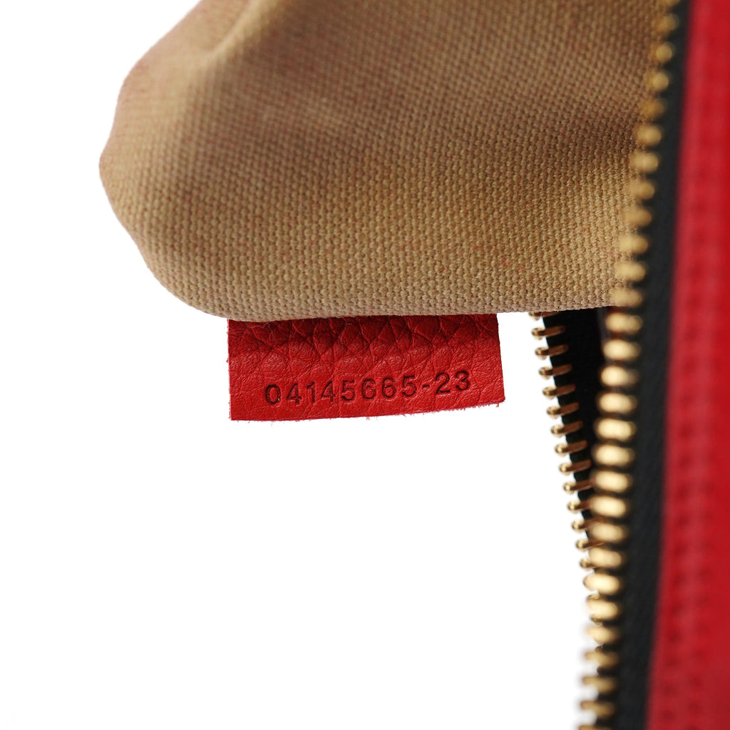 Red Leather Tote Bag