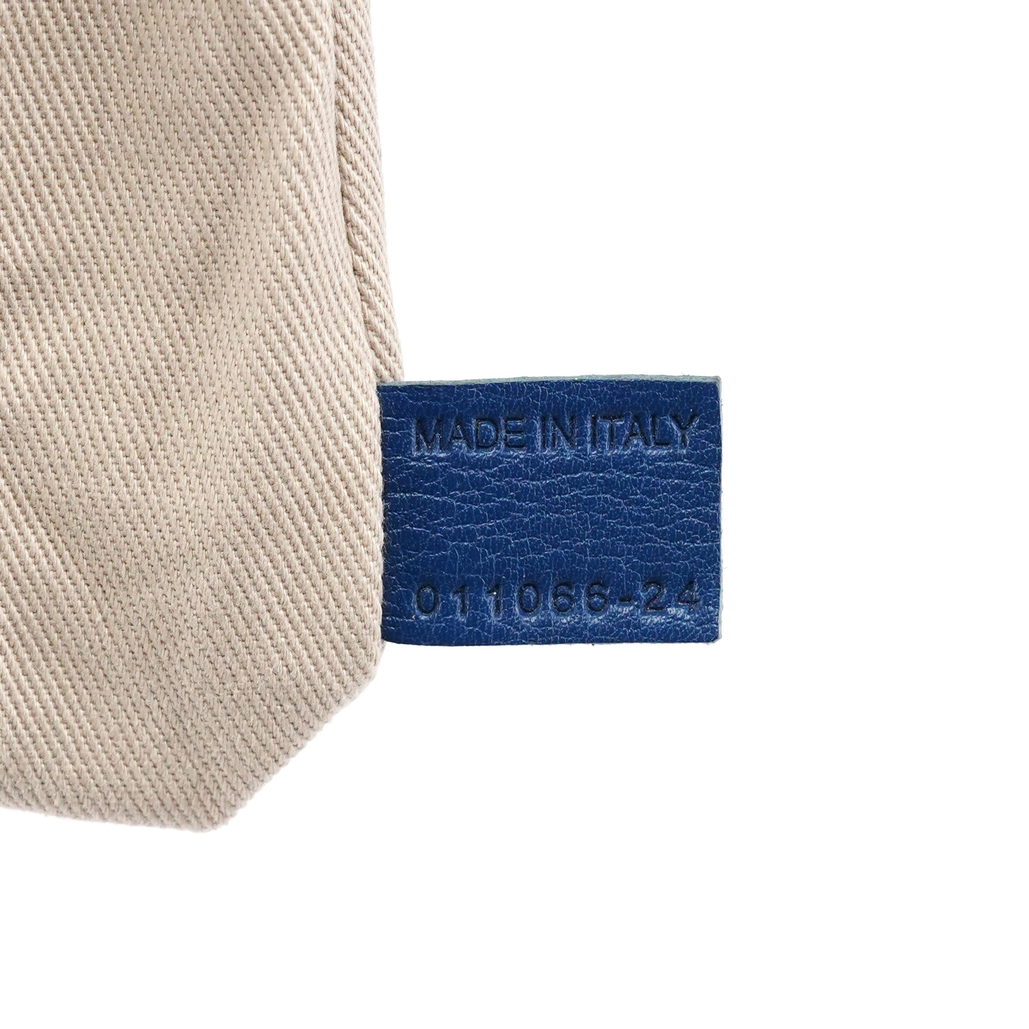 Rive Gauche Exclusive Blue Red Leather Paraty 2-Way Bag