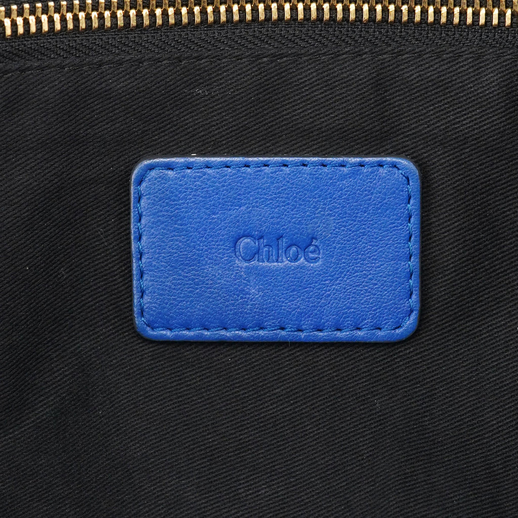 Royal Blue Lambskin Crossbody Bag