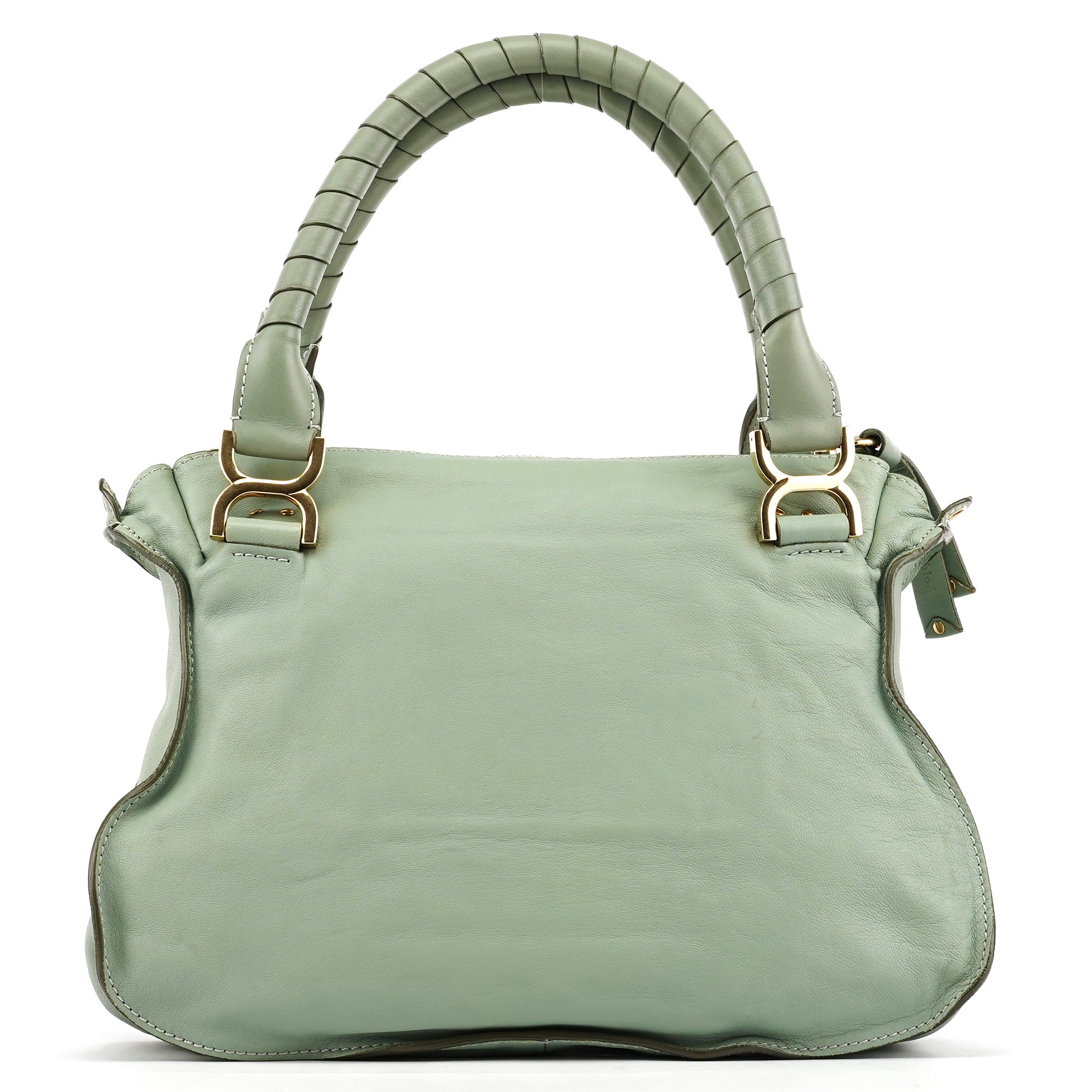 Sage Green Leather Marcie 2-Way Bag