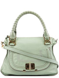 Sage Green Leather Marcie 2-Way Bag