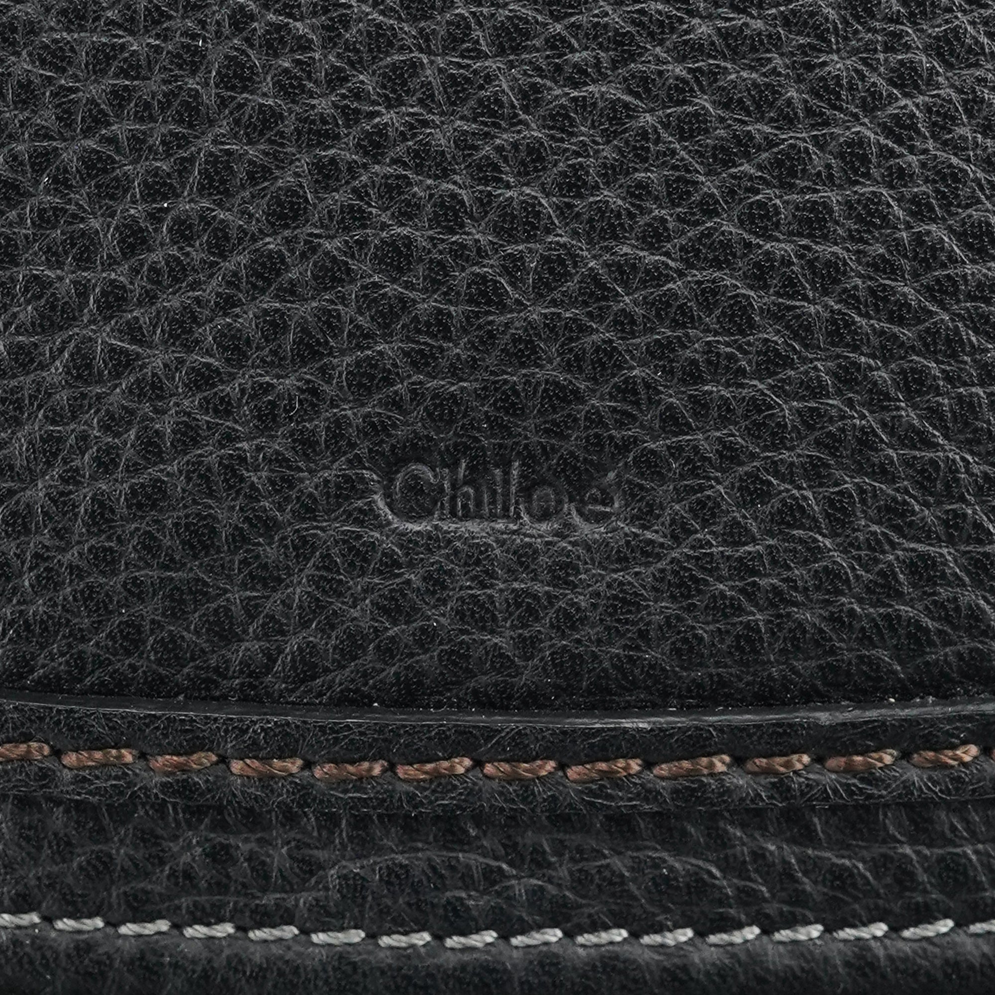 Small Black Leather Marcie 2-Way Bag