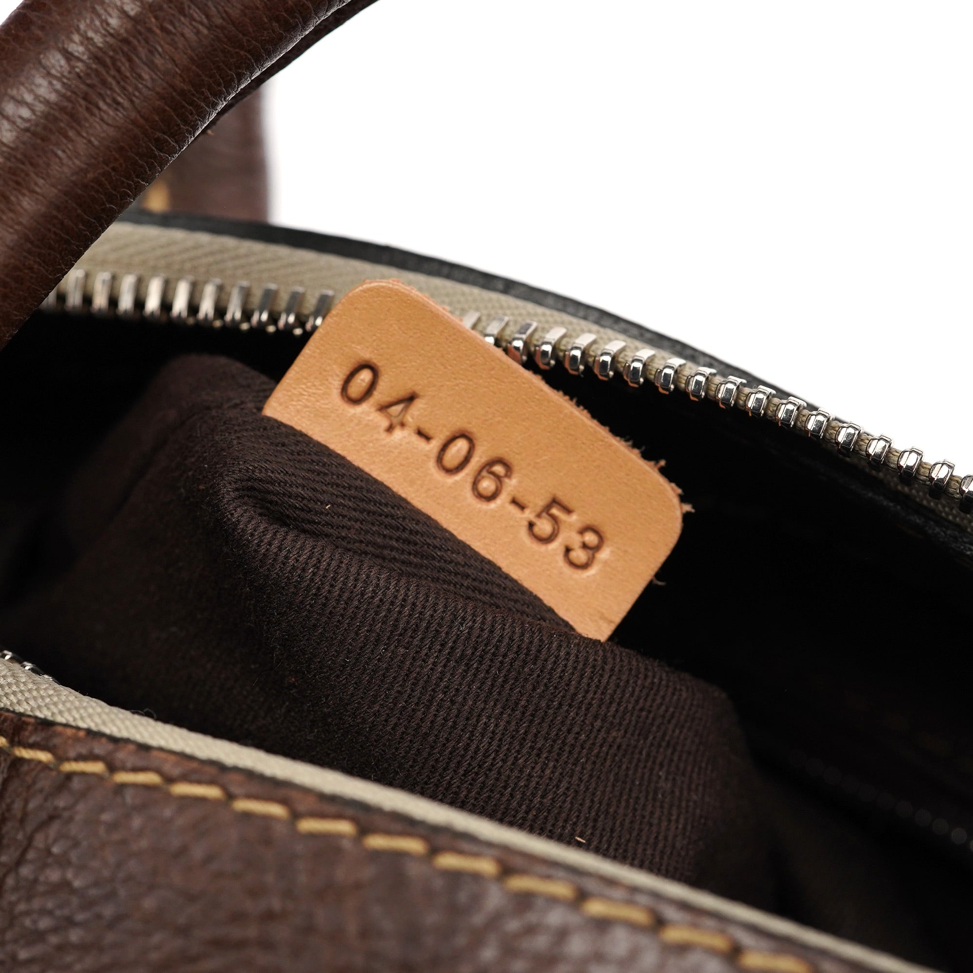 Small Brown Leather Edith Tote Bag