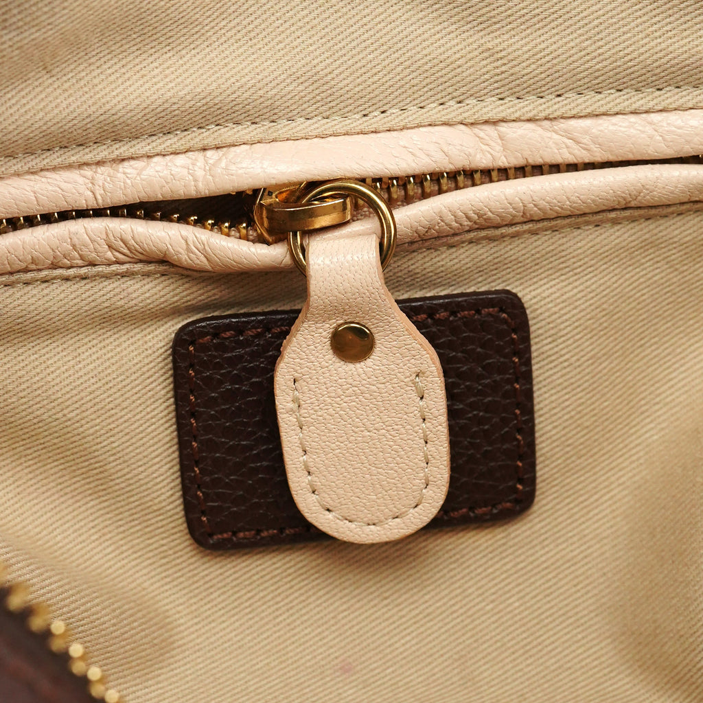 Small Brown Leather Paraty 2-Way Bag