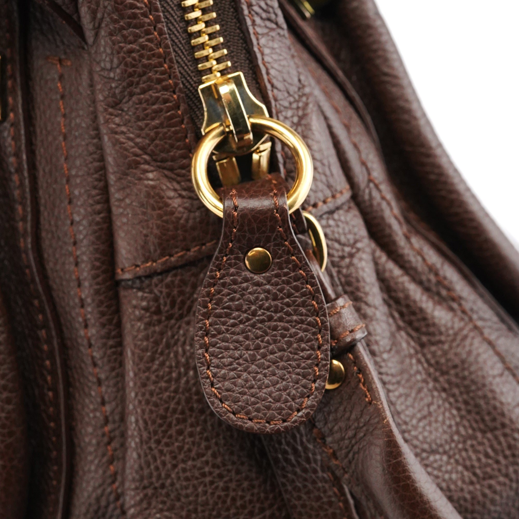 Small Brown Leather Paraty 2-Way Bag