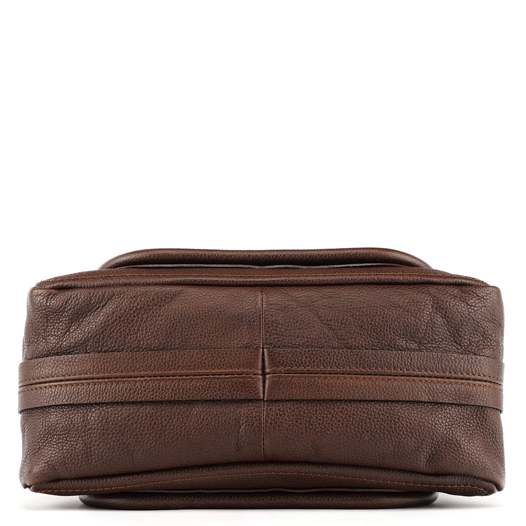 Small Brown Leather Paraty 2-Way Bag