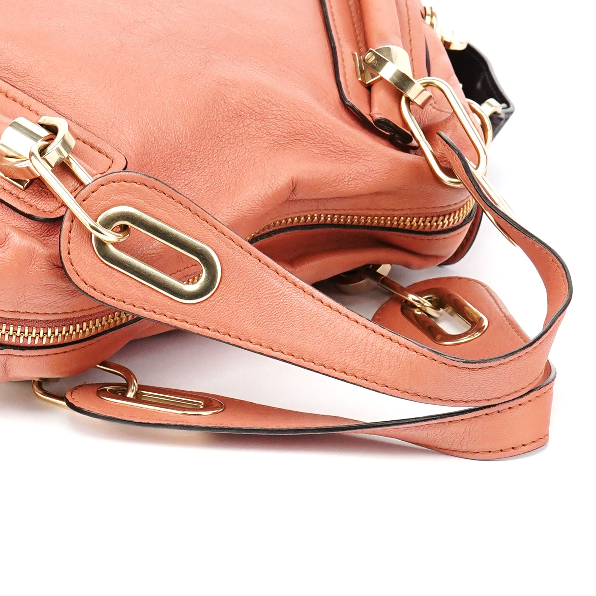 Soft Pink Leather Paraty 2-Way Bag