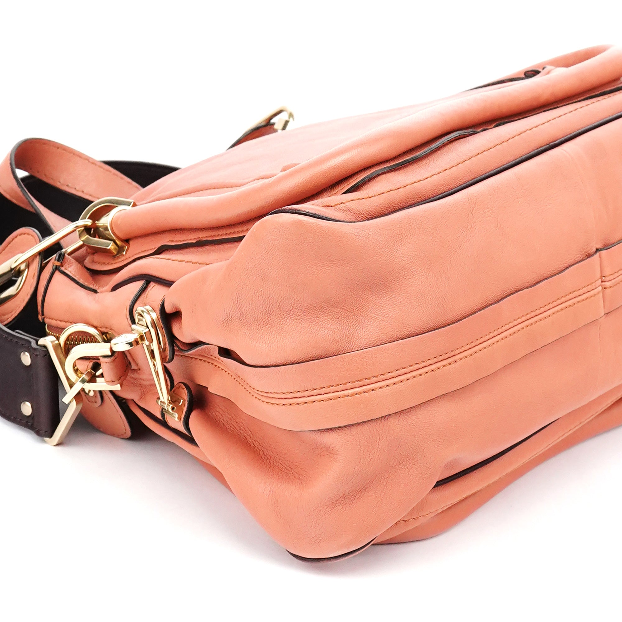 Soft Pink Leather Paraty 2-Way Bag