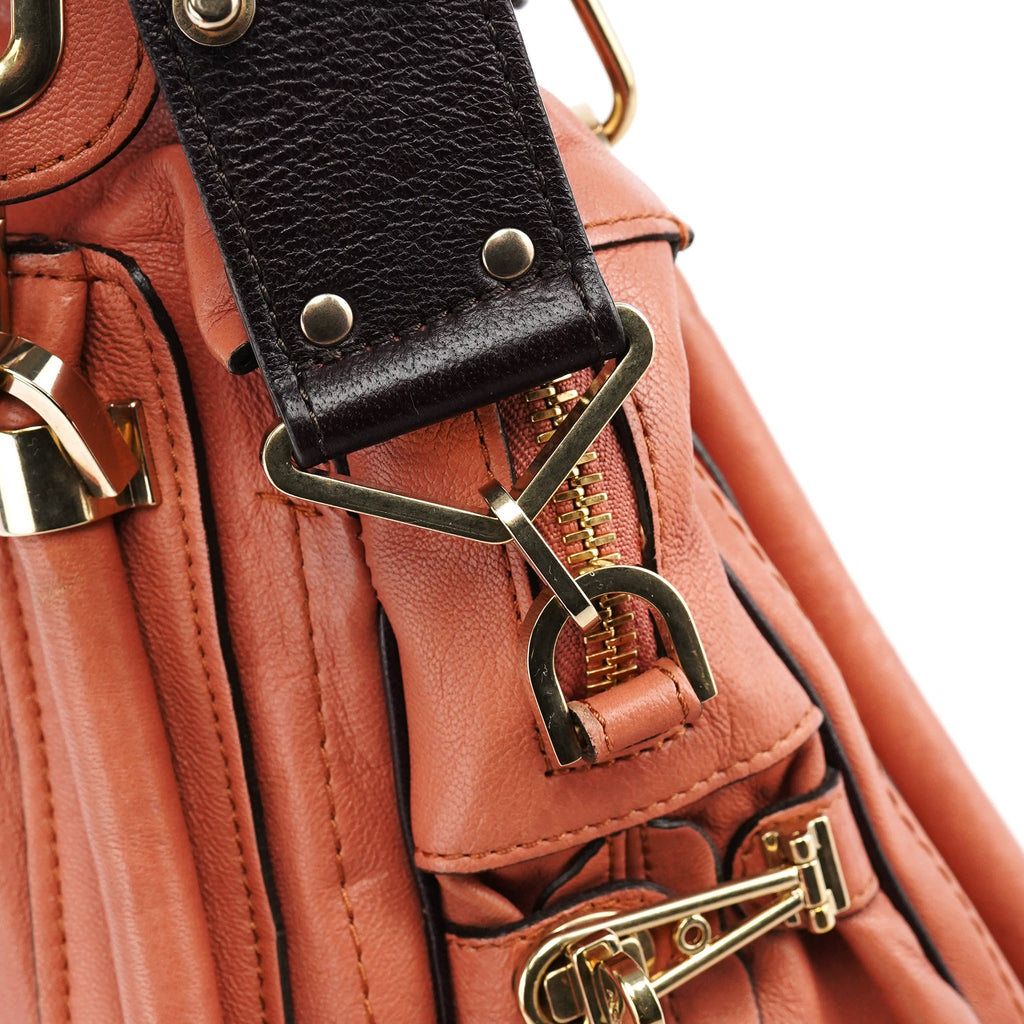 Soft Pink Leather Paraty 2-Way Bag