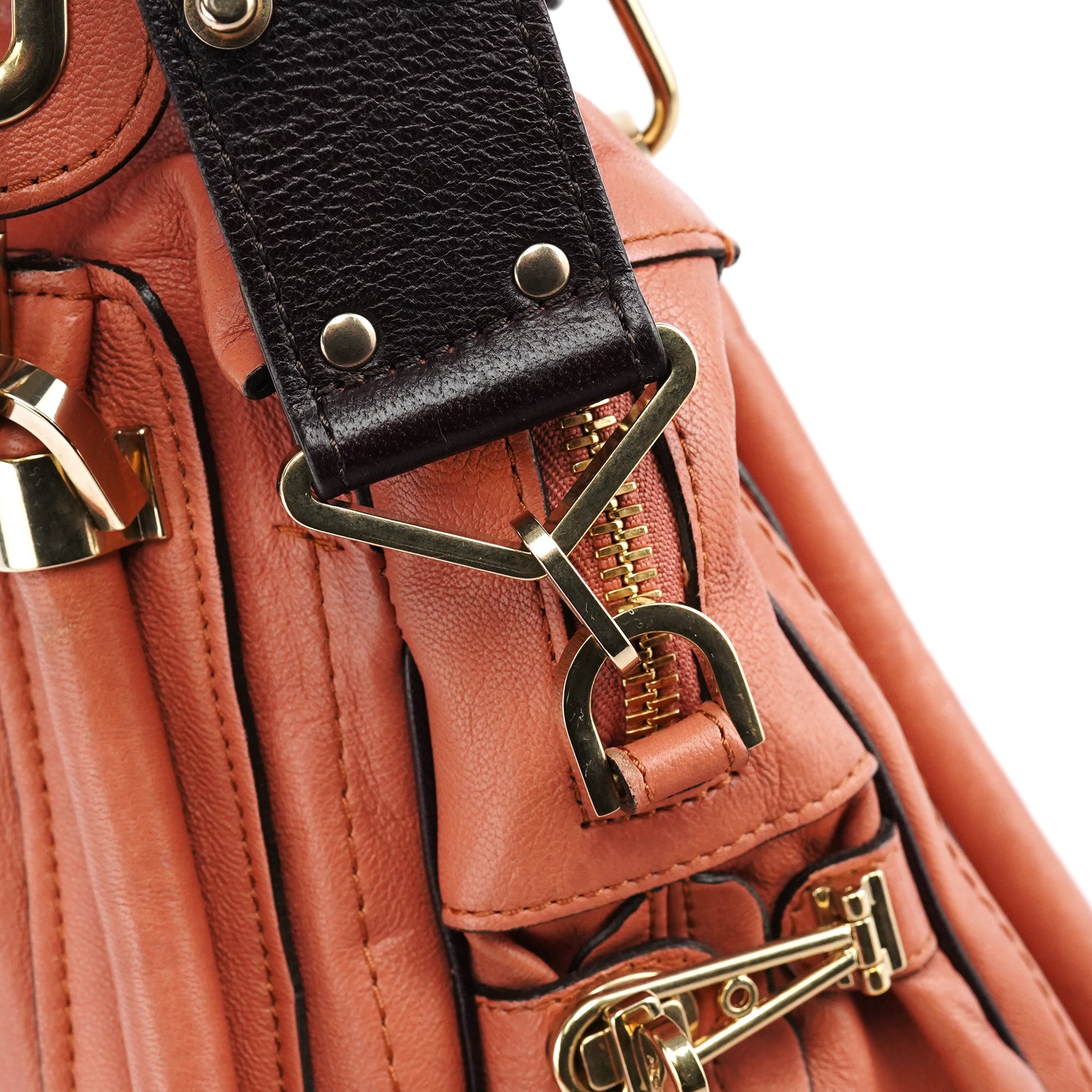 Soft Pink Leather Paraty 2-Way Bag