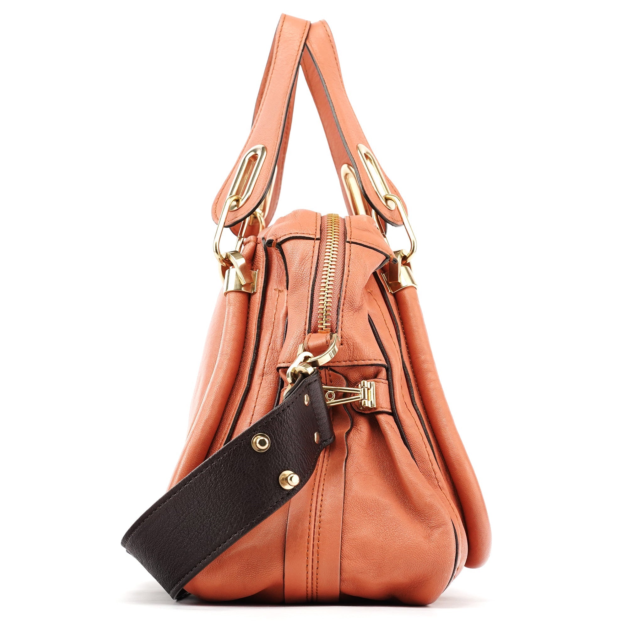 Soft Pink Leather Paraty 2-Way Bag