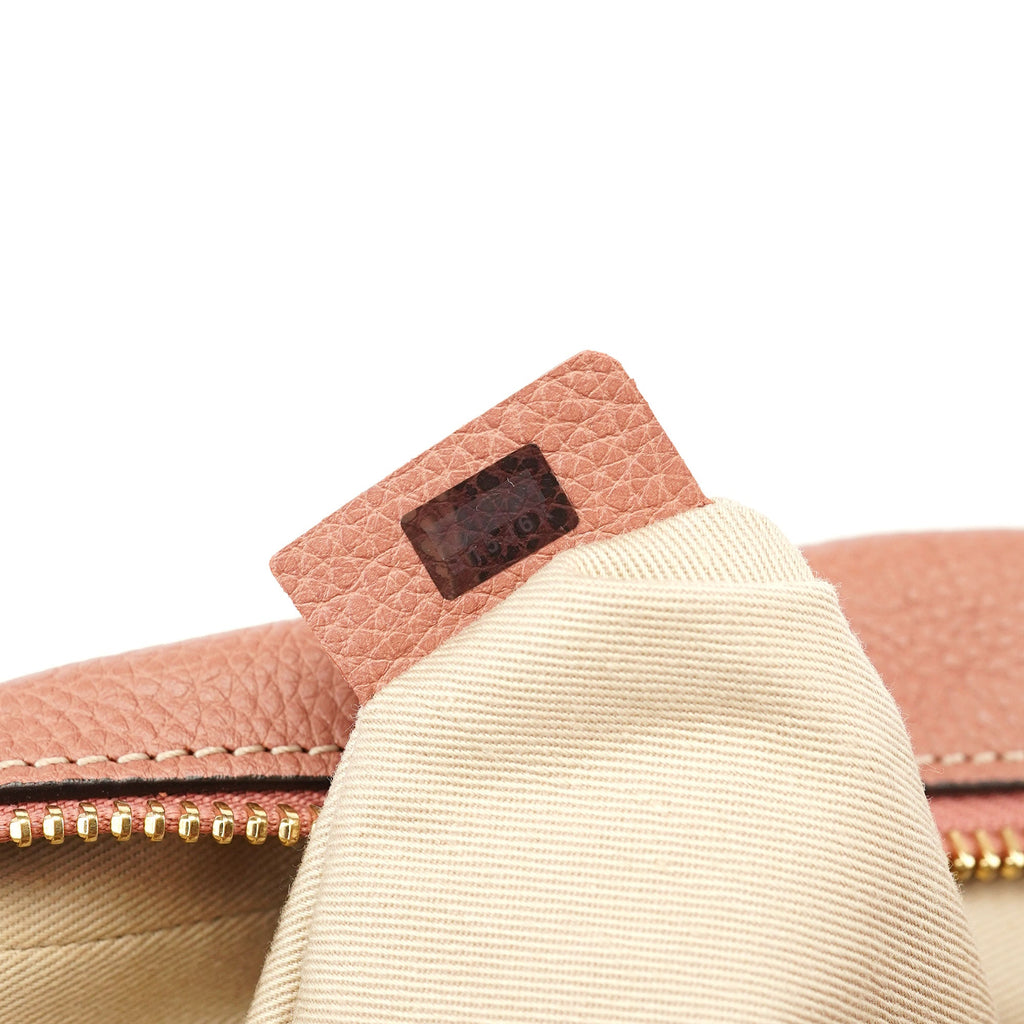 Soft Pink Leather Paraty 2-Way Shoulder Bag