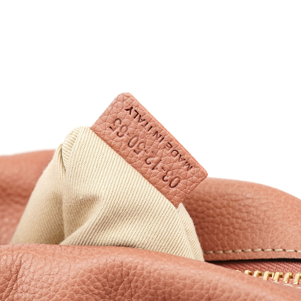 Soft Pink Leather Paraty 2-Way Shoulder Bag