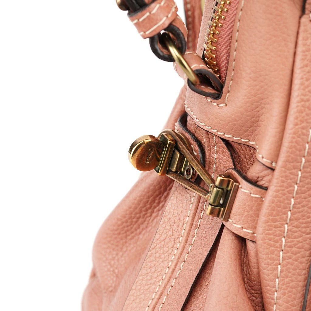 Soft Pink Leather Paraty 2-Way Shoulder Bag