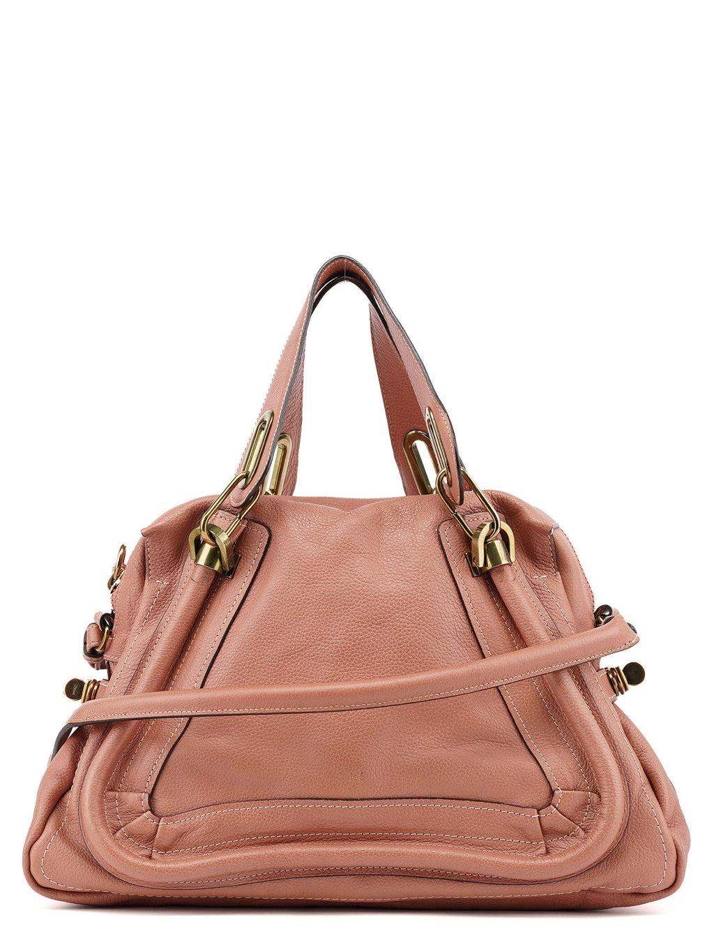 Soft Pink Leather Paraty 2-Way Shoulder Bag