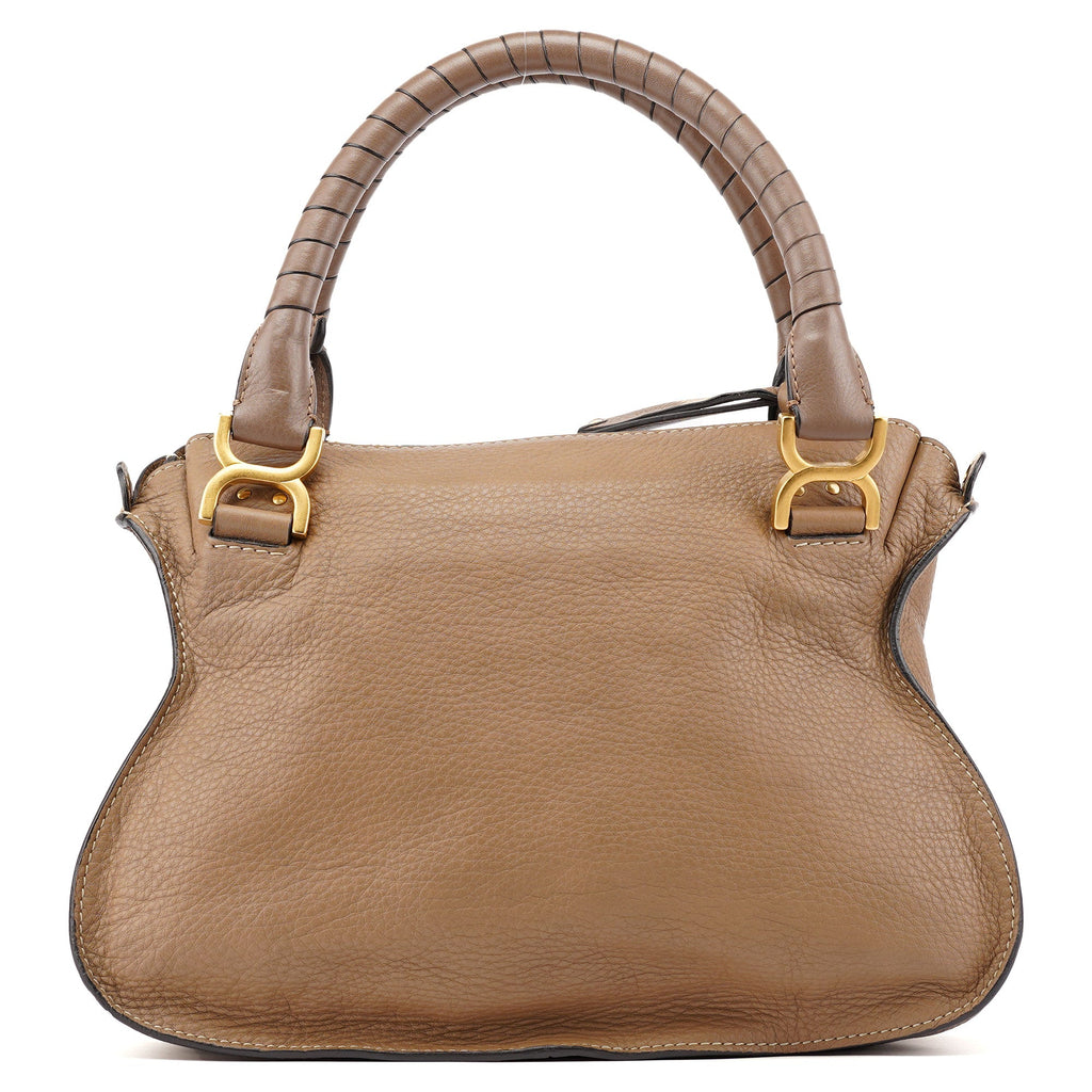 Tan Leather Marcie Shoulder Bag