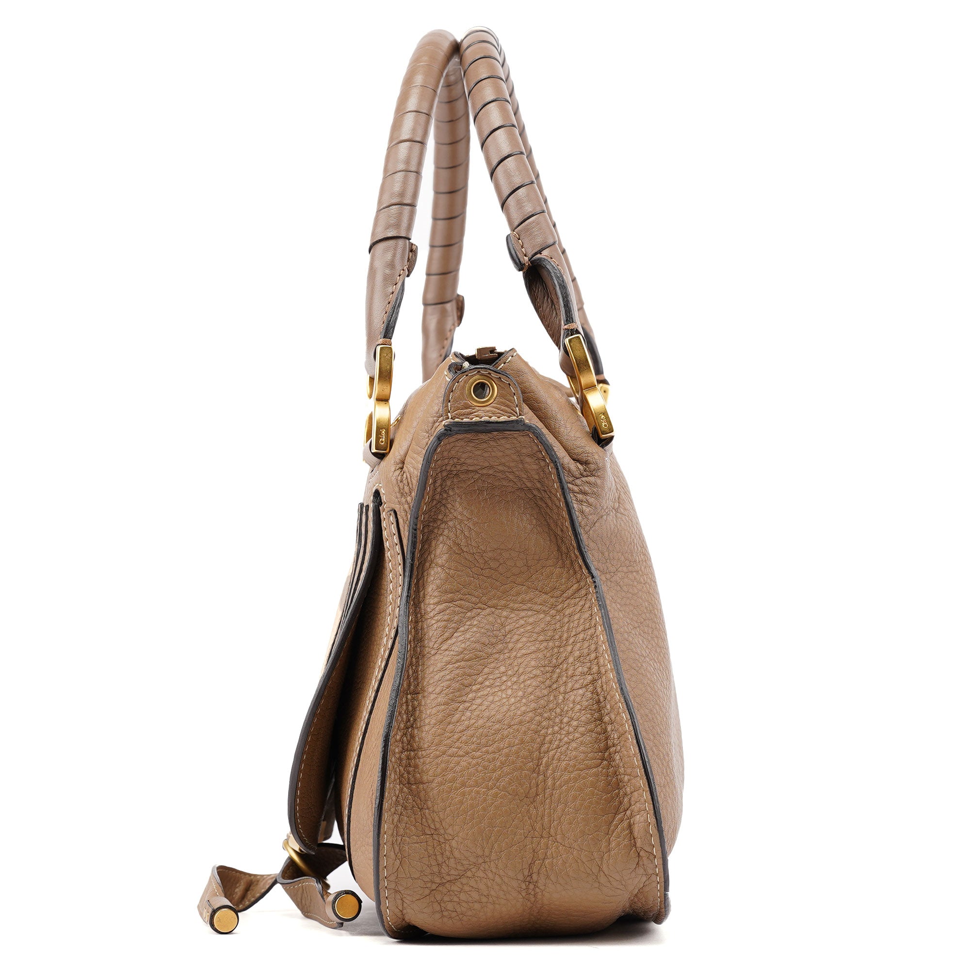 Tan Leather Marcie Shoulder Bag